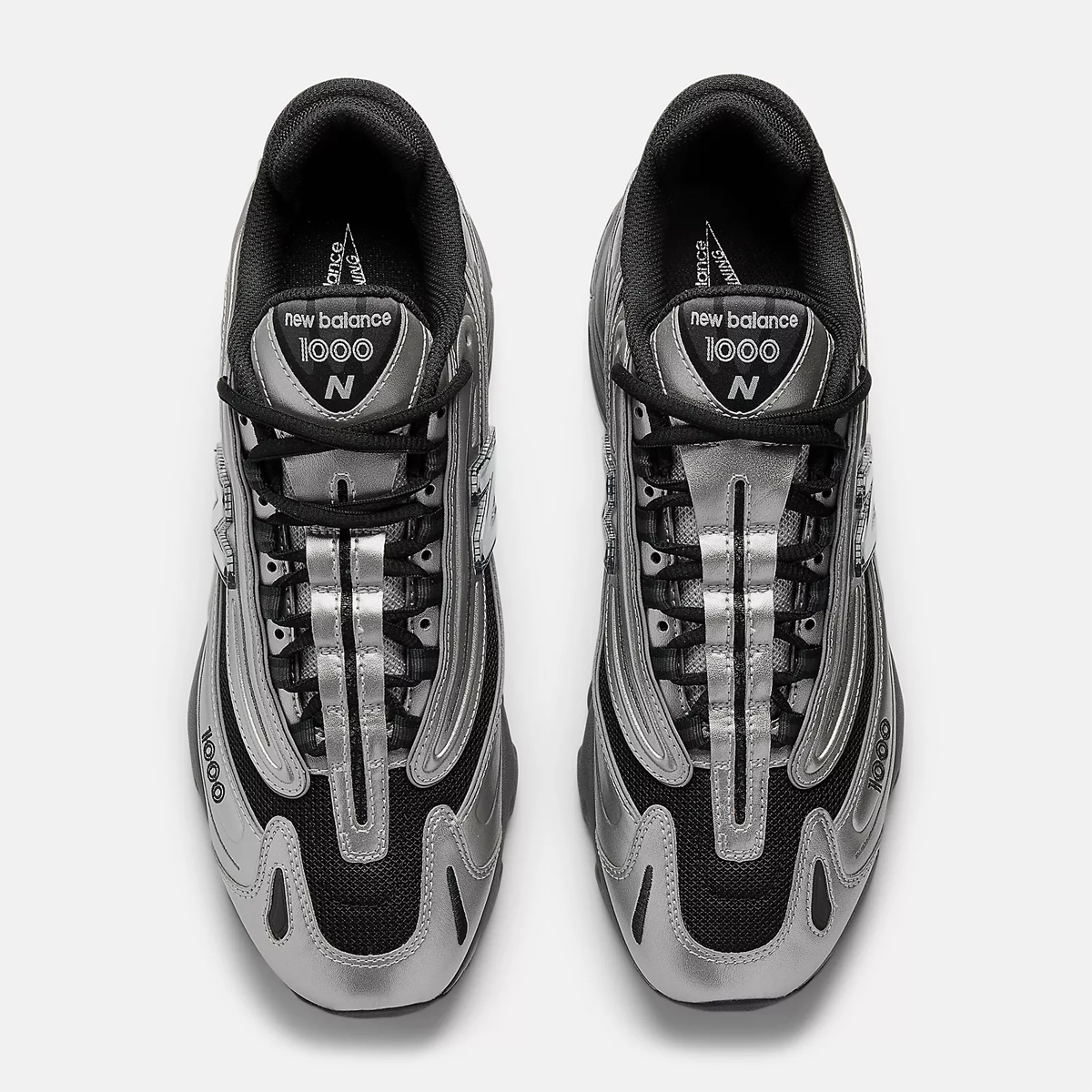 NWBA Sneakers 1000 Silver Metallic - 4
