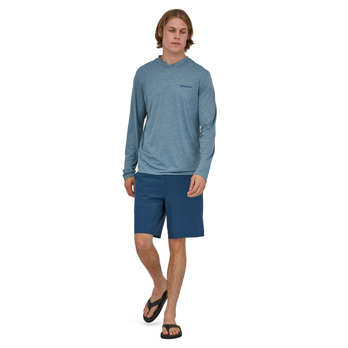 Patagonia Pantaloncini Hydropeak Hybrid Walk Shorts Tidepool Blue - 2