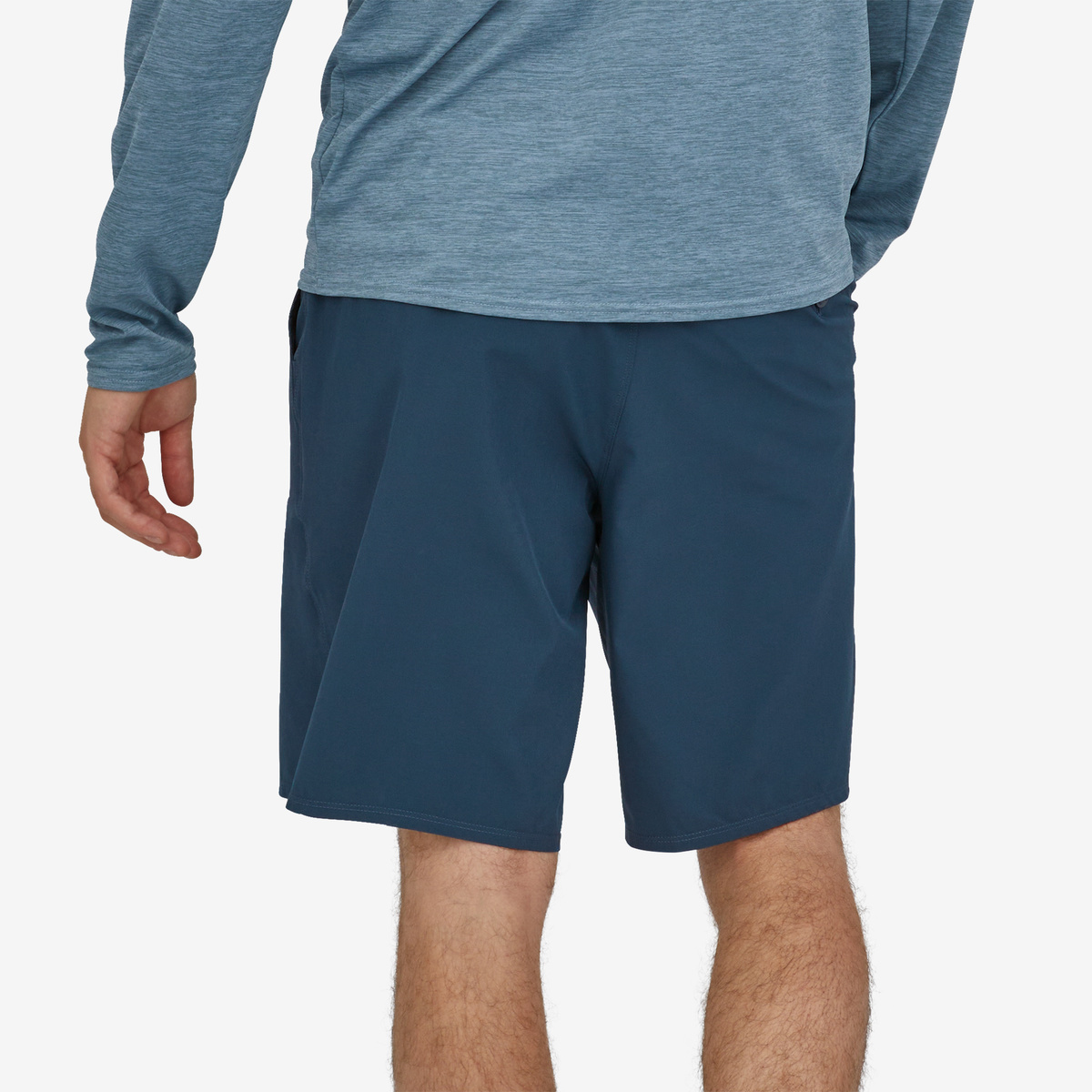 Patagonia Pantaloncini Hydropeak Hybrid Walk Shorts Tidepool Blue - 4