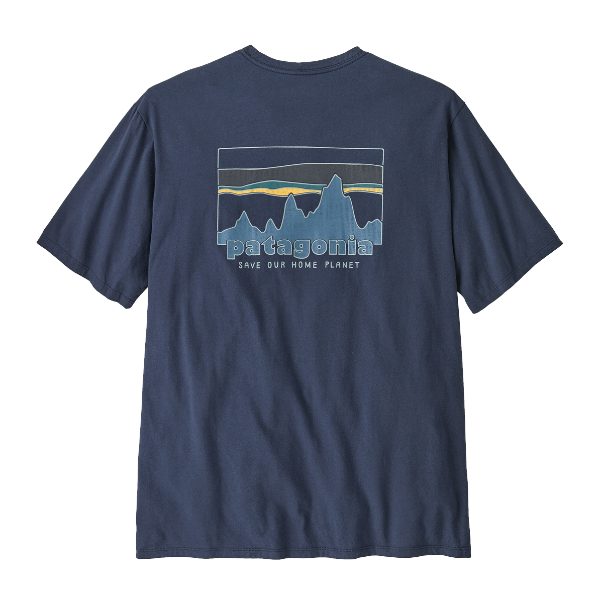 Patagonia T-Shirt '73 Skyline Organic New Navy - 1 Patagonia T-Shirt '73 Skyline Organic New Navy - 1