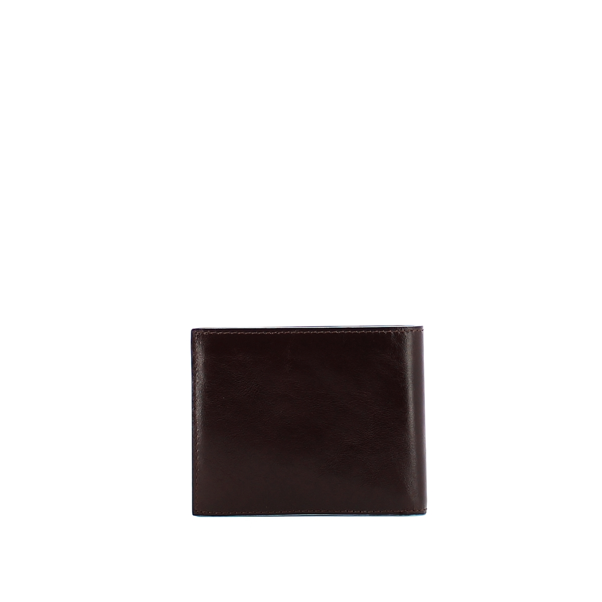 Men wallet with coin pouch Blue Square Men wallet with coin pouch Blue Square