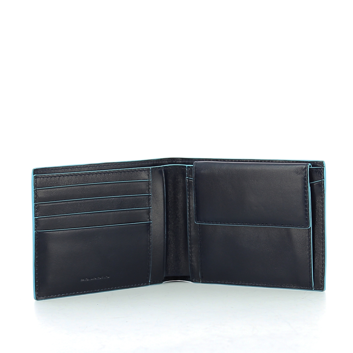 Wallet with coin pouch Blue Square-BLU/2-UN