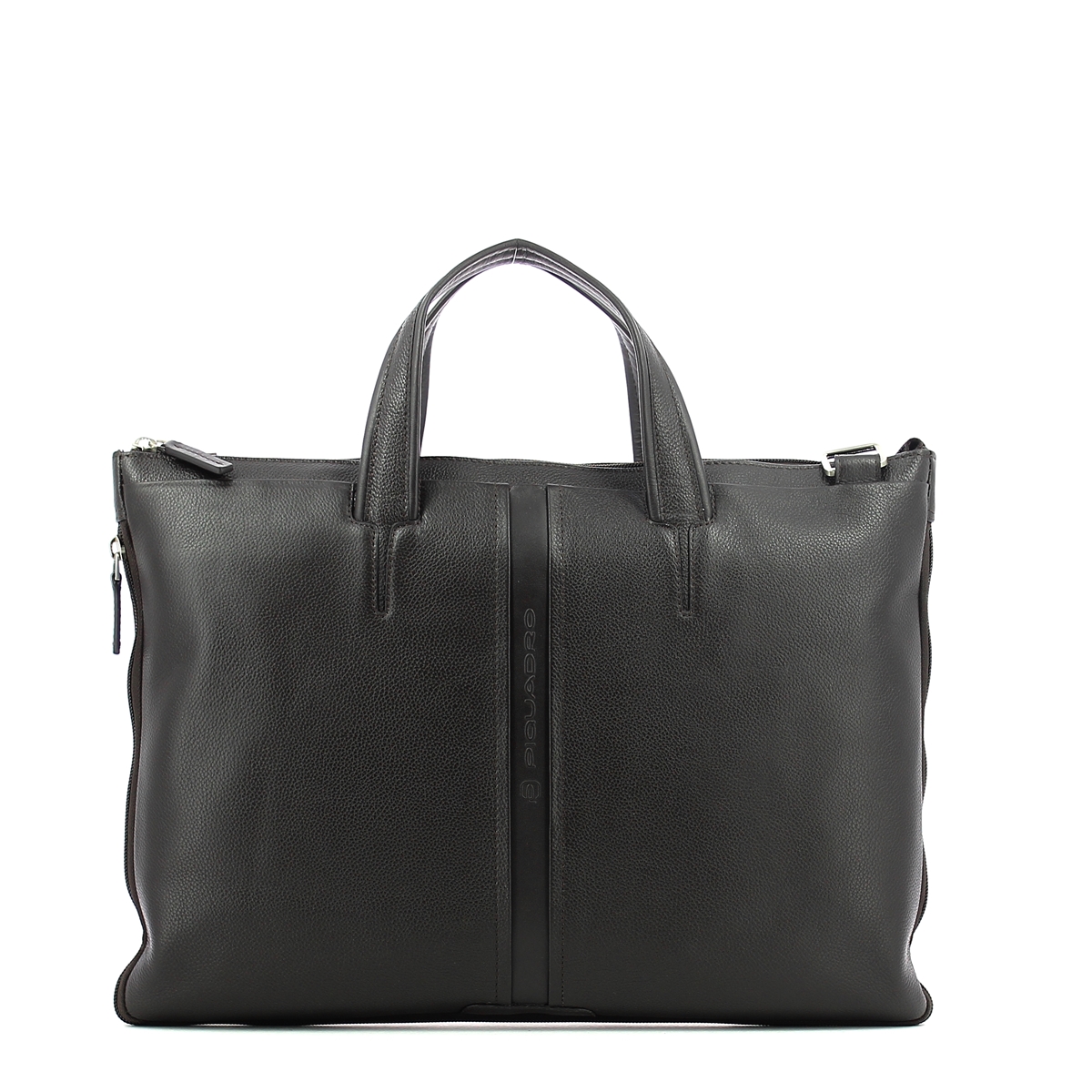 Expandable slim briefcase-MARRONE-UN Expandable slim briefcase-MARRONE-UN