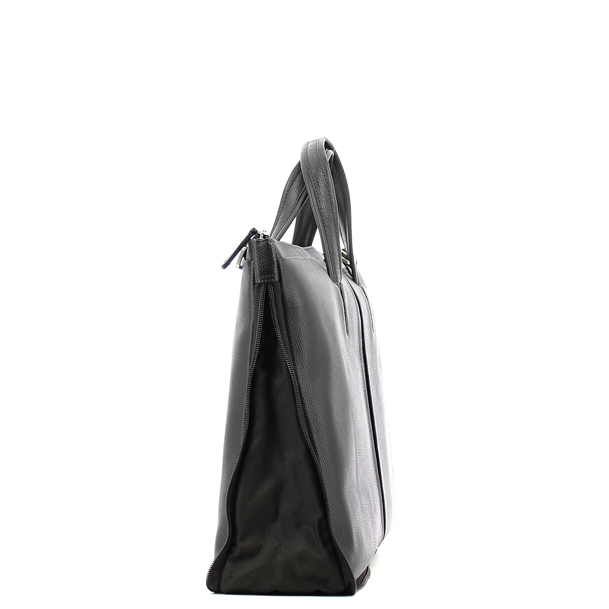 Expandable slim briefcase-MARRONE-UN Expandable slim briefcase-MARRONE-UN