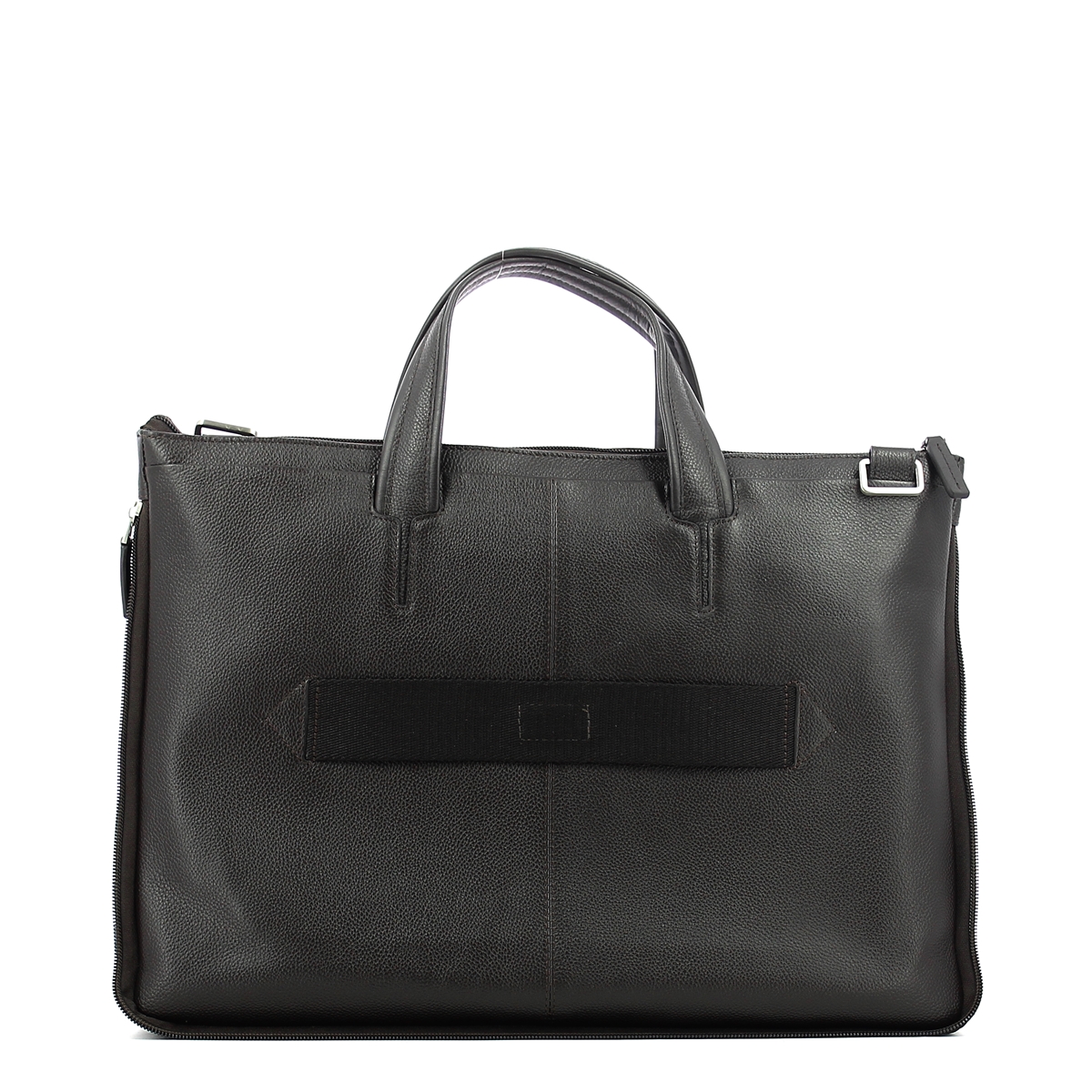 Expandable slim briefcase-MARRONE-UN Expandable slim briefcase-MARRONE-UN