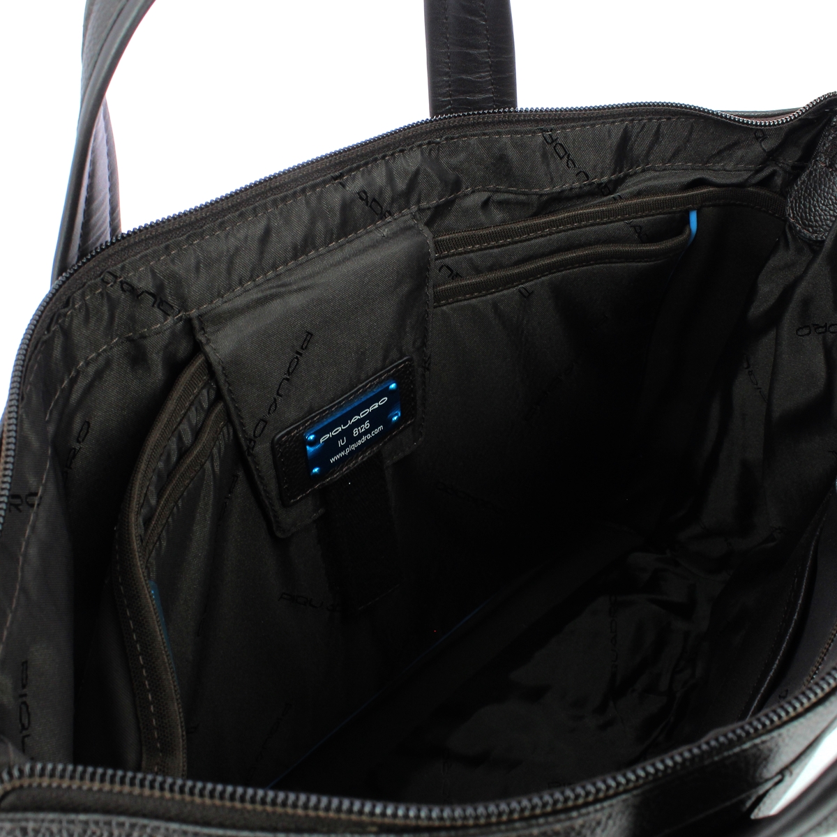 Expandable slim briefcase-MARRONE-UN Expandable slim briefcase-MARRONE-UN