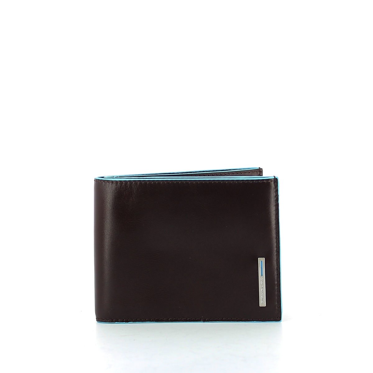 Wallet with coin pouch Blue Square-MOGANO-UN Wallet with coin pouch Blue Square-MOGANO-UN