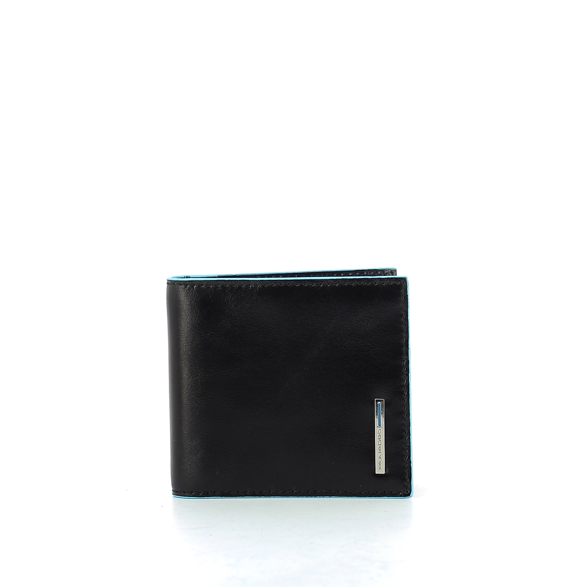 Men wallet w. money clip Blue Square-NERO-UN Men wallet w. money clip Blue Square-NERO-UN