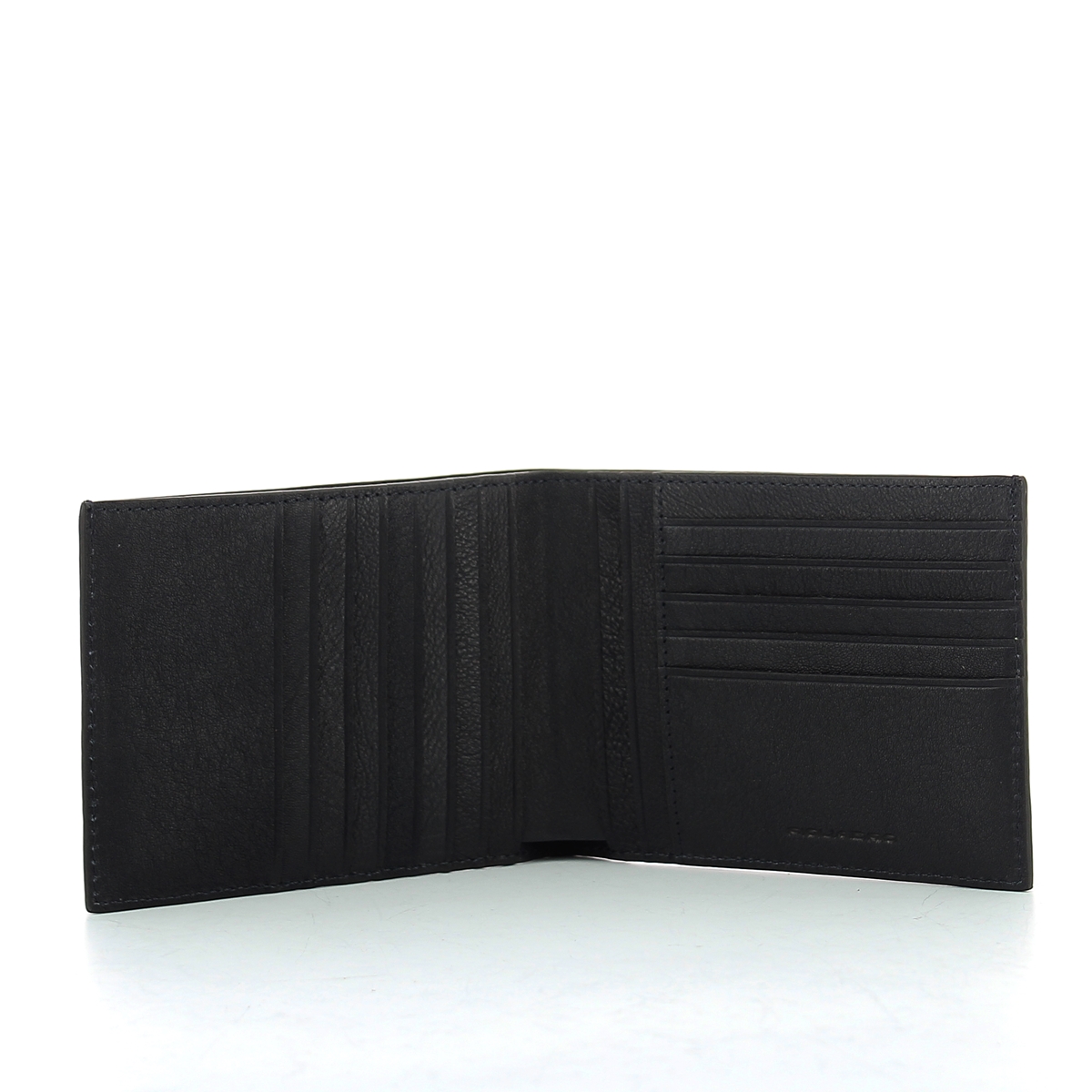 Men wallet with twelve slots Black Square-BLU-UN Men wallet with twelve slots Black Square-BLU-UN