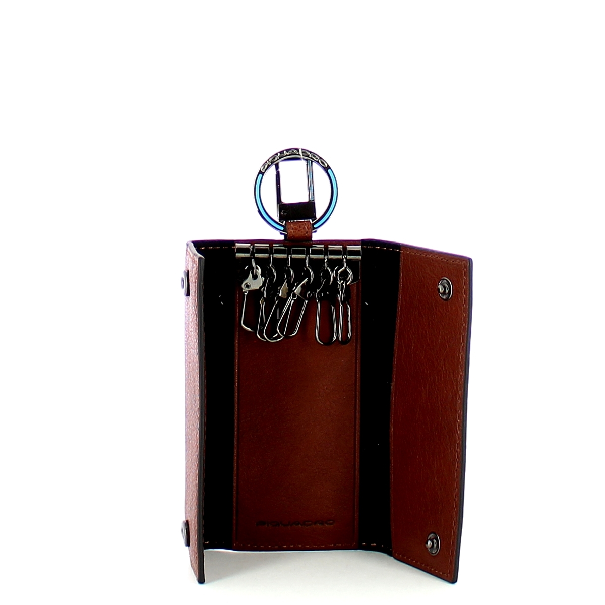 Piquadro Astuccio Portachiavi con 6 ganci Black Square - 3 Piquadro Astuccio Portachiavi con 6 ganci Black Square - 3