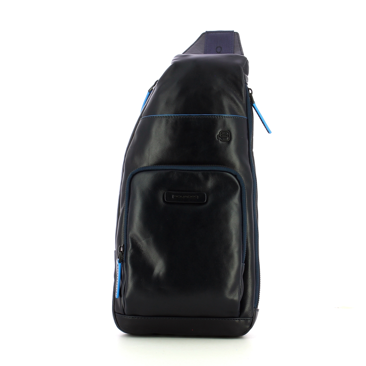Piquadro Monospalla in pelle Blue Square - 1 Piquadro Monospalla in pelle Blue Square - 1