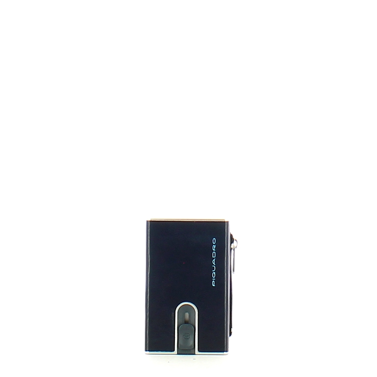 Piquadro Porta carte di credito con Sliding System con portamonete e banconote RFID Blue Square - 1 Piquadro Porta carte di credito con Sliding System con portamonete e banconote RFID Blue Square - 1