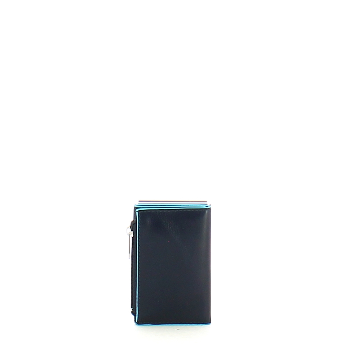Piquadro Porta carte di credito con Sliding System con portamonete e banconote RFID Blue Square - 2 Piquadro Porta carte di credito con Sliding System con portamonete e banconote RFID Blue Square - 2
