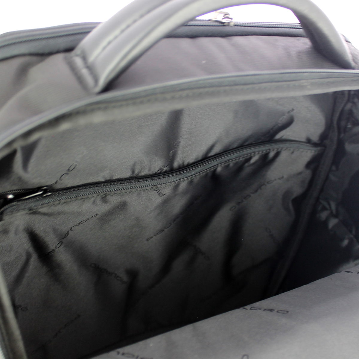 Piquadro Zaino Fast-Check Porta PC in tessuto riciclato Macbeth 15.6 - 4