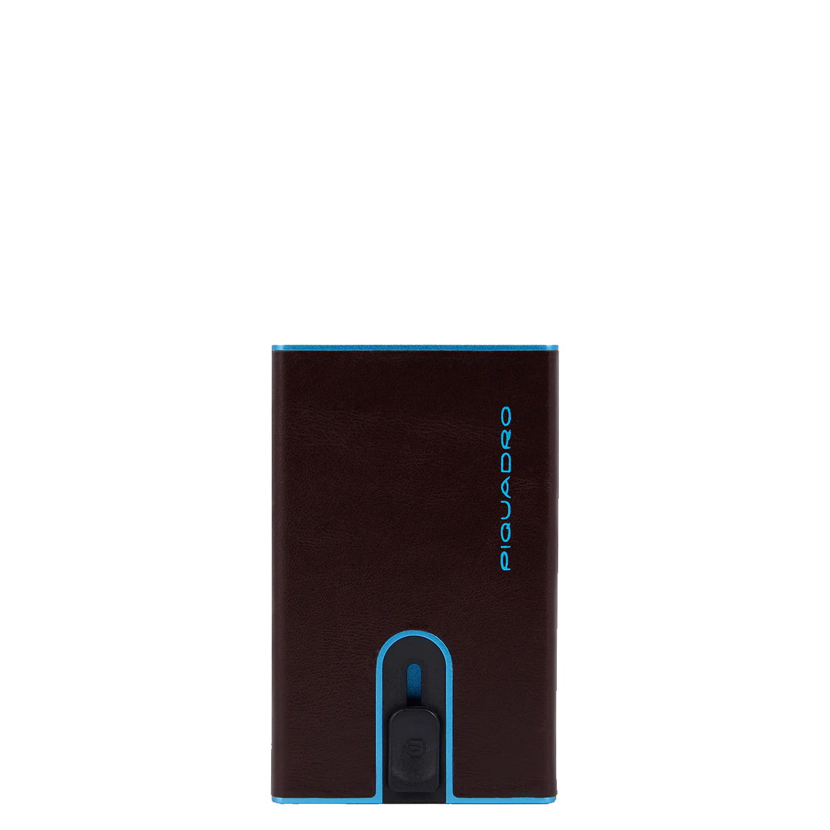 Piquadro Porta carte di credito con Sliding System con portamonete e banconote RFID Blue Square - 1 Piquadro Porta carte di credito con Sliding System con portamonete e banconote RFID Blue Square - 1