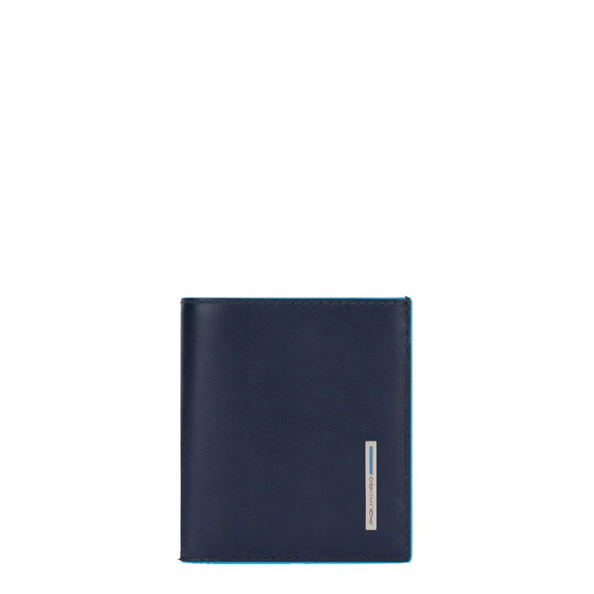 Piquadro Portafoglio Verticale RFID Blu Square - 1 Piquadro Portafoglio Verticale RFID Blu Square - 1
