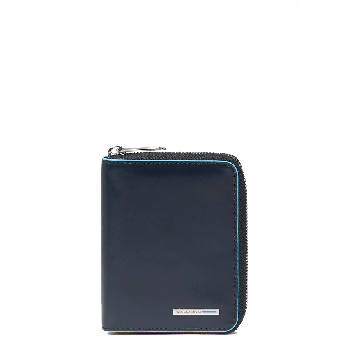 Piquadro Portafoglio Piccolo Blue Square Zip Around Blu2 - 1 Piquadro Portafoglio Piccolo Blue Square Zip Around Blu2 - 1