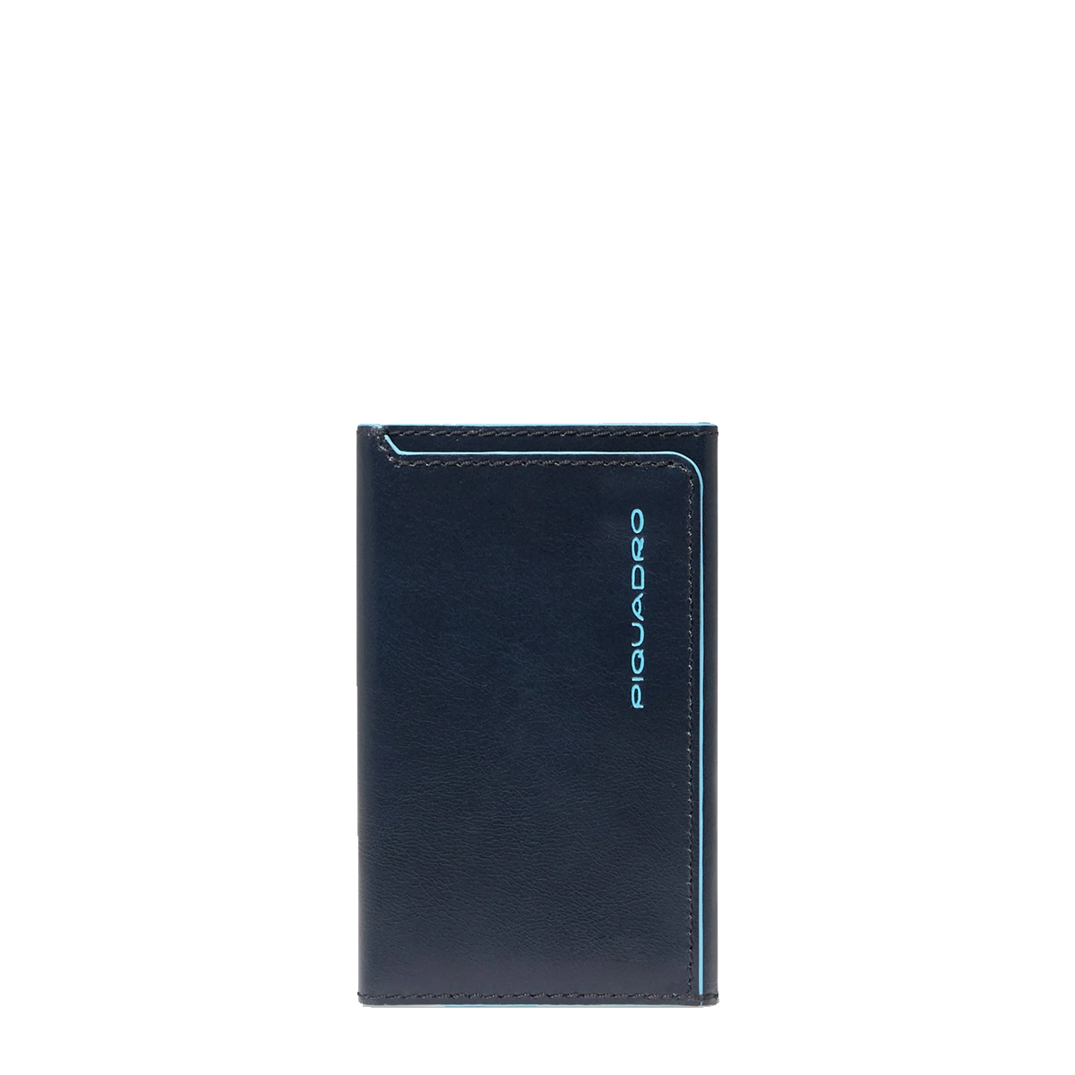 Piquadro Porta Carte Sliding System Blue Square Blu2 - 1