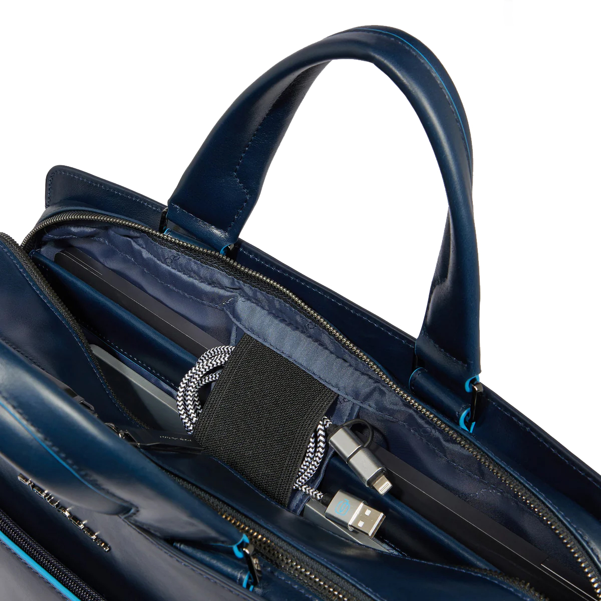 Piquadro Cartella Porta PC Blue Square 15.6" Nero - 4