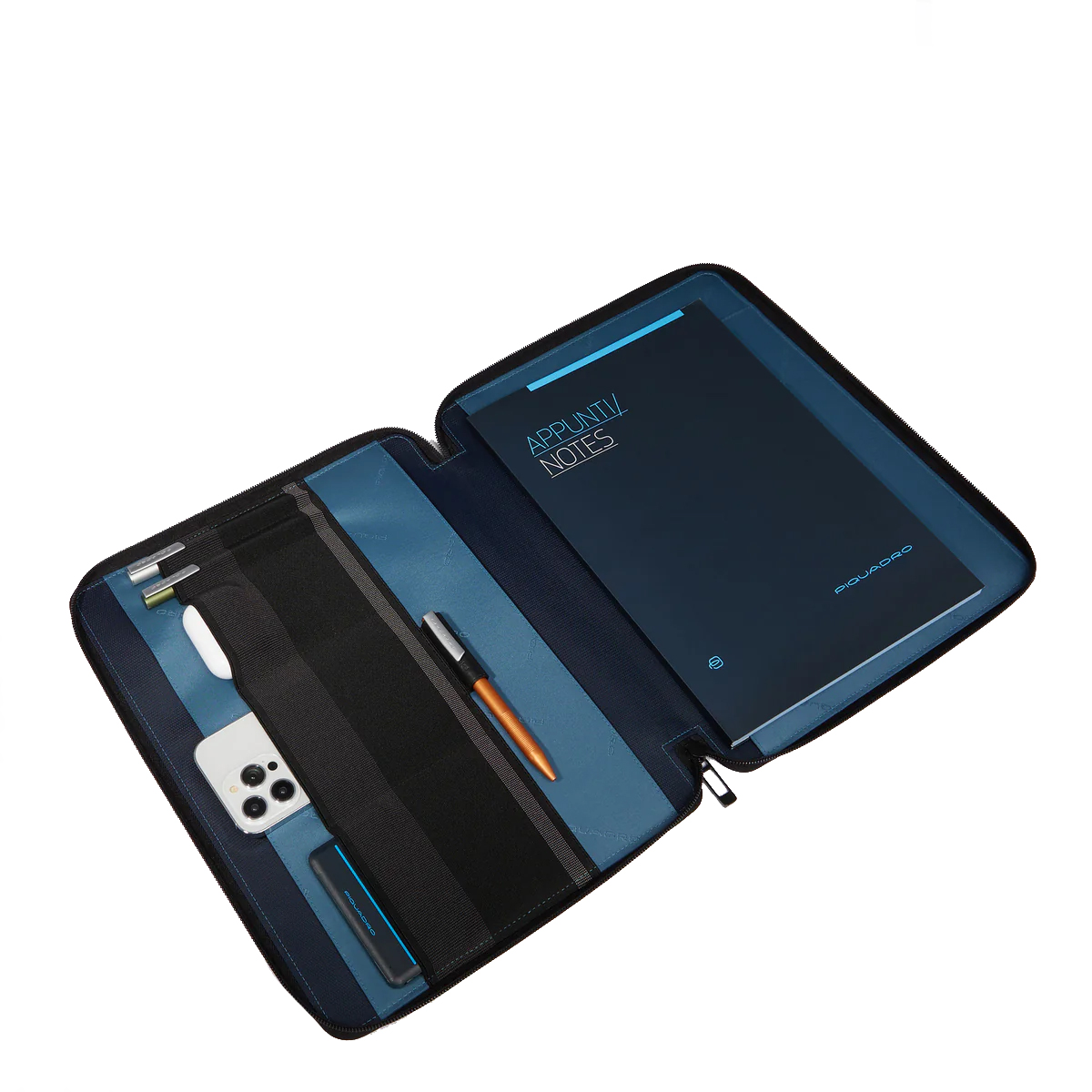 Piquadro Portablocco Zip Around Wollem Blu - 4