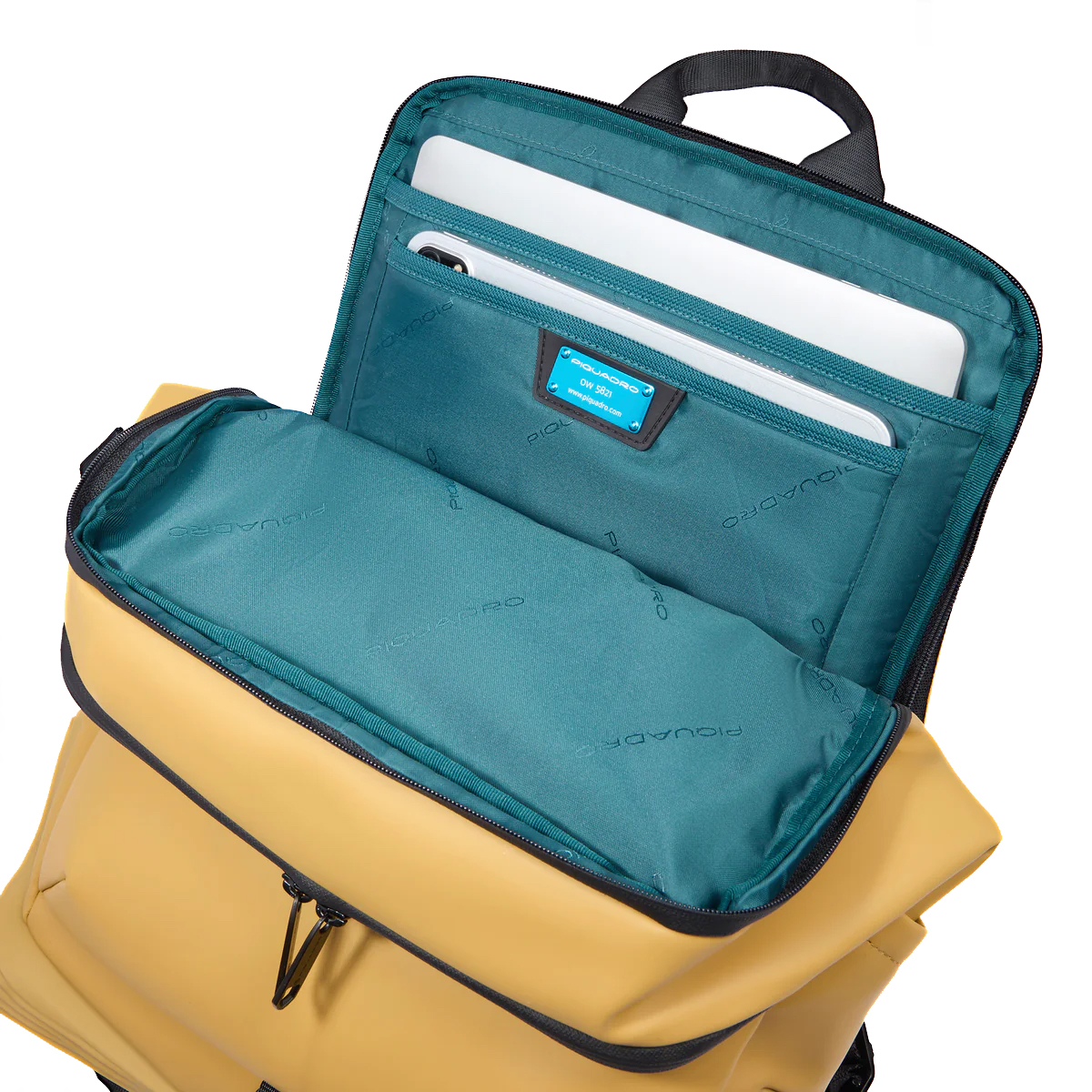 Piquadro Zaino Porta PC Corner 2.0 15.6" Blu - 4 Piquadro Zaino Porta PC Corner 2.0 15.6" Blu - 4