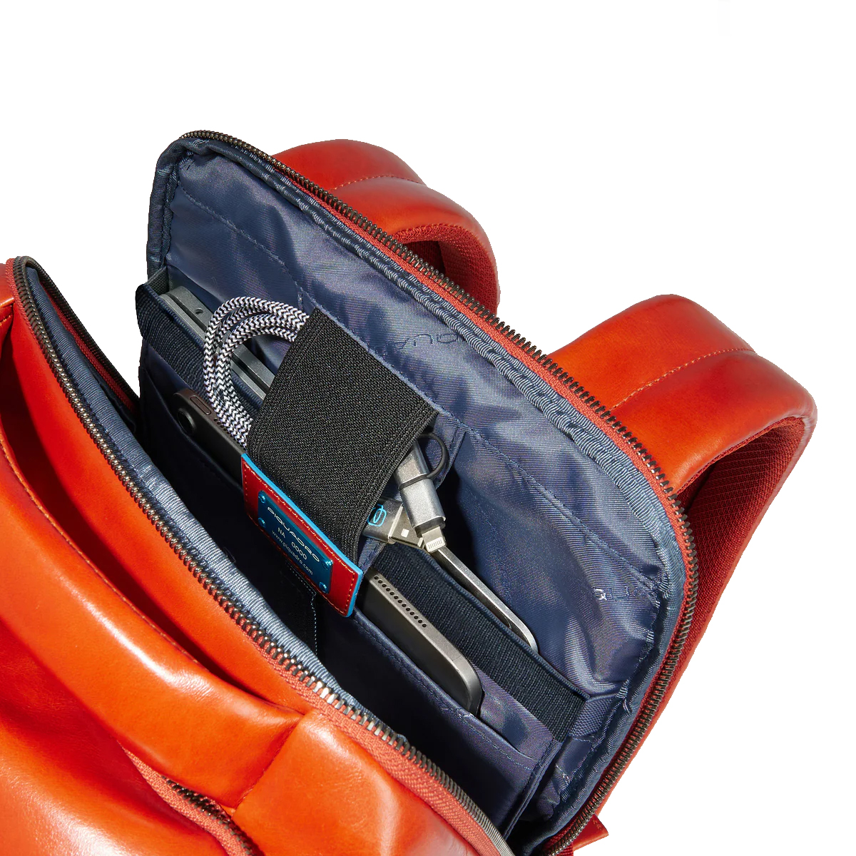 Piquadro Zaino Porta PC Blue Square 14" Blu2 - 5 Piquadro Zaino Porta PC Blue Square 14" Blu2 - 5