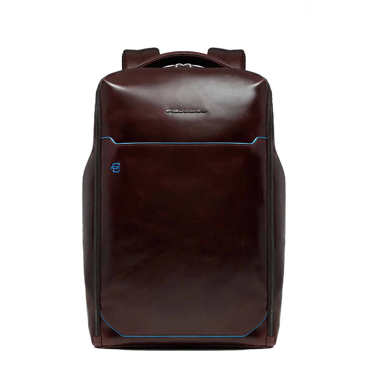 Piquadro Zaino Porta PC Blue Square 14" Mogano - 1 Piquadro Zaino Porta PC Blue Square 14" Mogano - 1