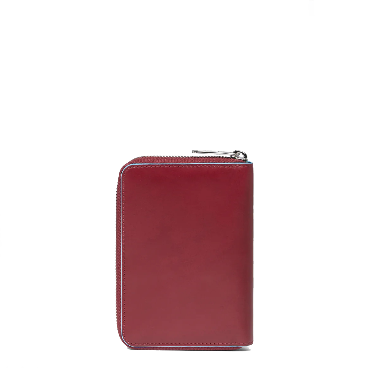 Piquadro Portafoglio Piccolo Blue Square Zip Around Rosso - 3 Piquadro Portafoglio Piccolo Blue Square Zip Around Rosso - 3