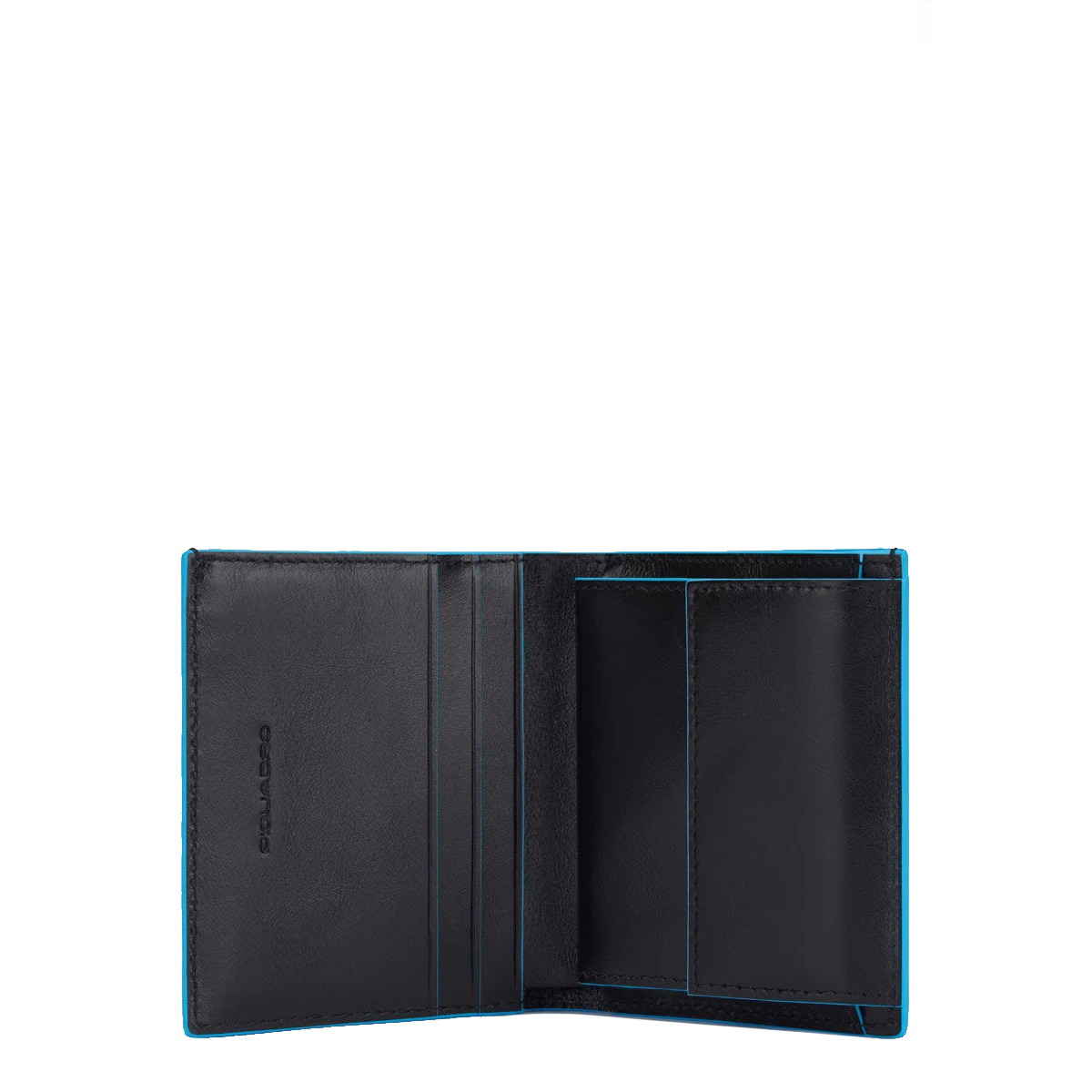 Piquadro Portafoglio Verticale RFID Blu Square - 2 Piquadro Portafoglio Verticale RFID Blu Square - 2