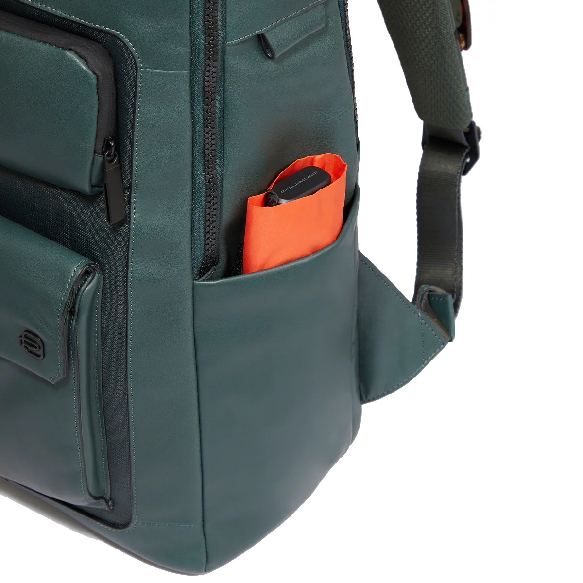 Piquadro Zaino Liko Porta PC 14" Verde - 7 Piquadro Zaino Liko Porta PC 14" Verde - 7