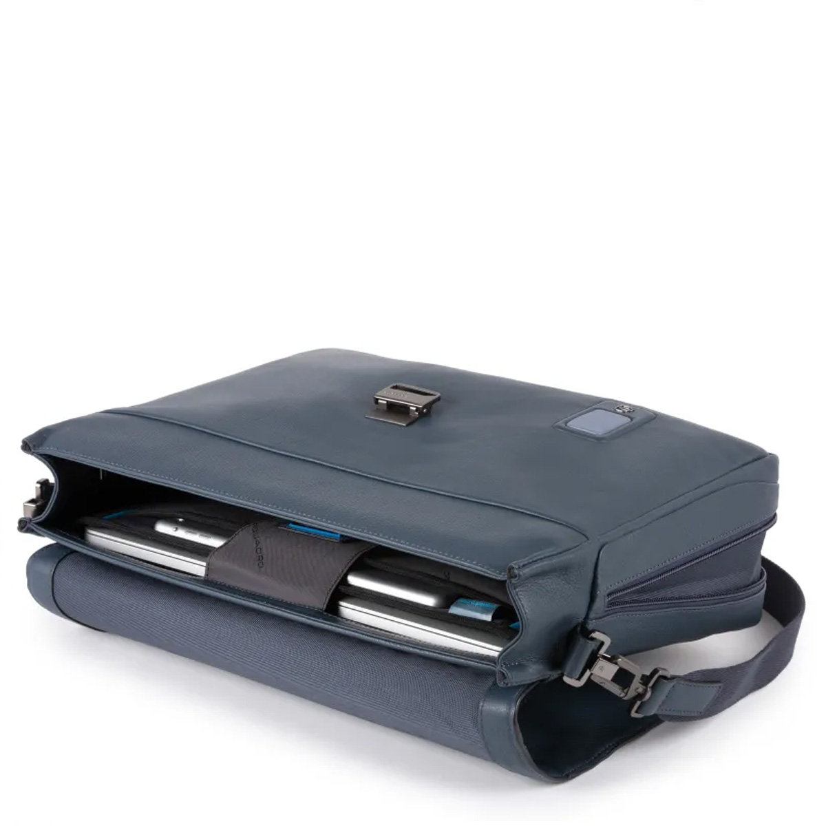 Piquadro Cartella Porta PC Akron 15.6" Esp. Blu - 2 Piquadro Cartella Porta PC Akron 15.6" Esp. Blu - 2