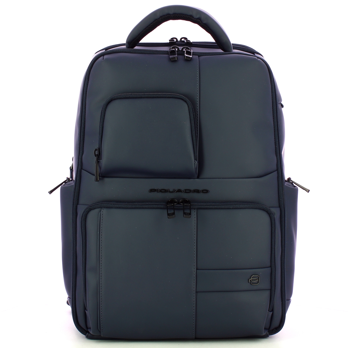 Piquadro Zaino Gommato Porta PC 15.6" Blu - 1 Piquadro Zaino Gommato Porta PC 15.6" Blu - 1