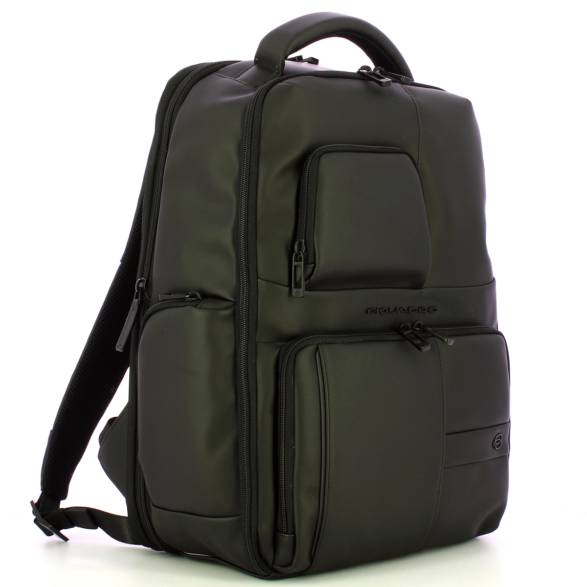 Piquadro Zaino Gommato Porta PC 15.6" Nero - 2 Piquadro Zaino Gommato Porta PC 15.6" Nero - 2