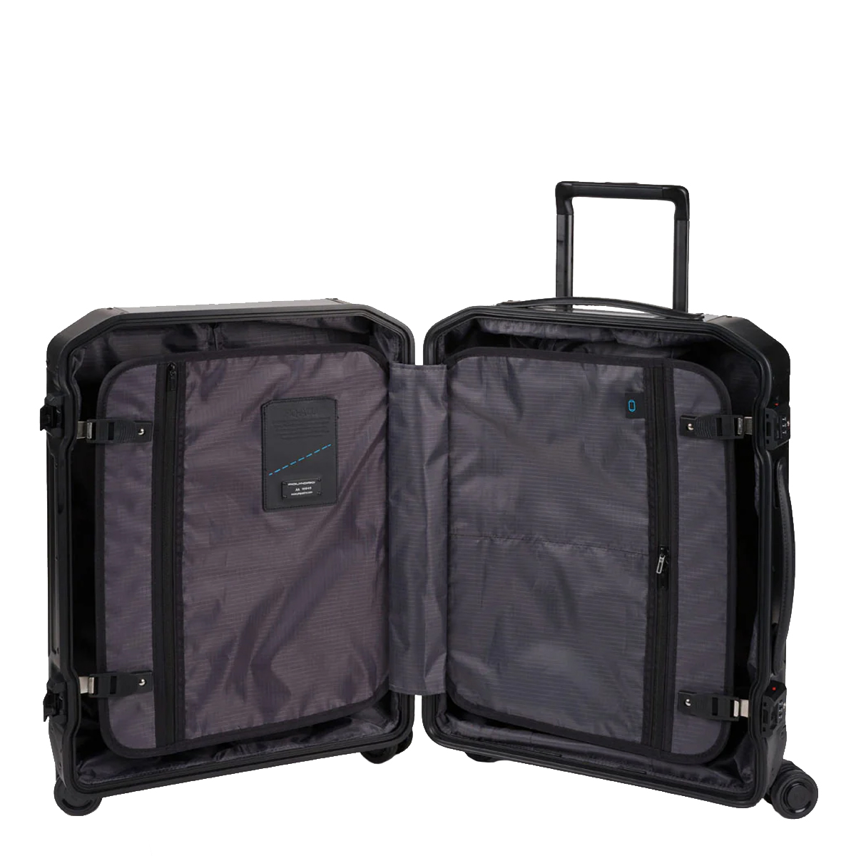 Piquadro Bagaglio a mano Trolley Cabina Ultra Slim PQ Alu 55 cm - 2 Piquadro Bagaglio a mano Trolley Cabina Ultra Slim PQ Alu 55 cm - 2