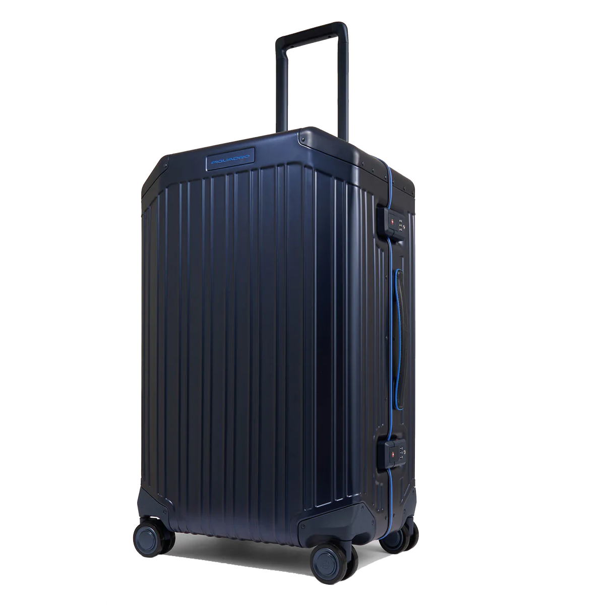 Piquadro Trolley Medio Blue Square 69 cm Blu2 - 2 Piquadro Trolley Medio Blue Square 69 cm Blu2 - 2