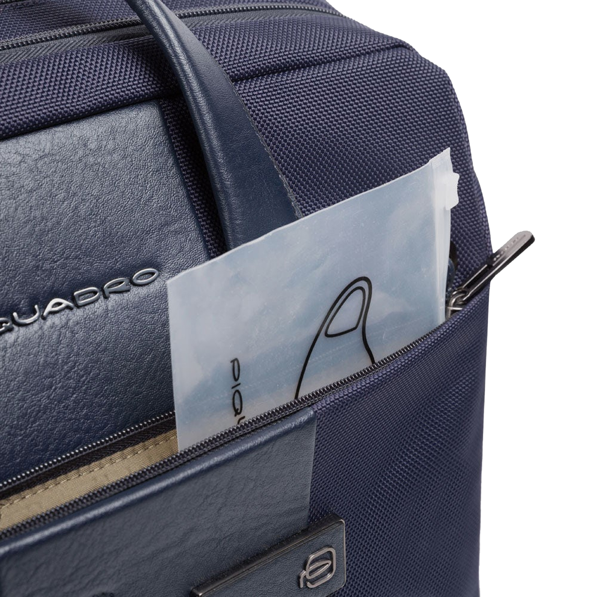 Piquadro Cartellla Trolley Porta PC Brief 15.6 Blu - 8 Piquadro Cartellla Trolley Porta PC Brief 15.6 Blu - 8