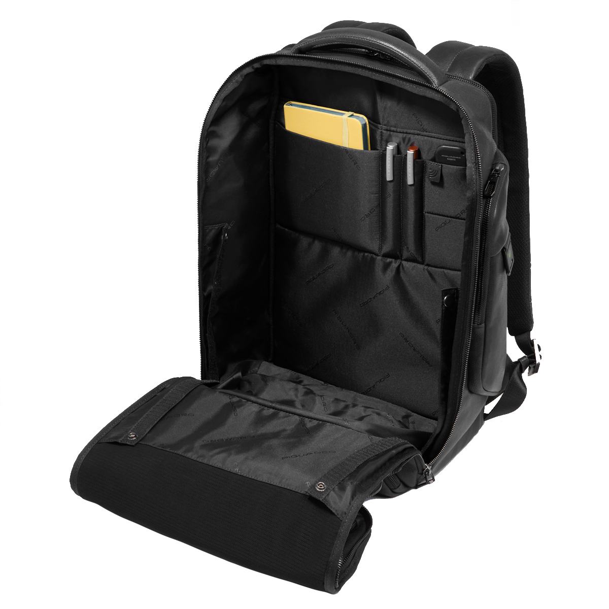 Piquadro Zaino Cronus Porta PC 15.6" Nero - 8 Piquadro Zaino Cronus Porta PC 15.6" Nero - 8