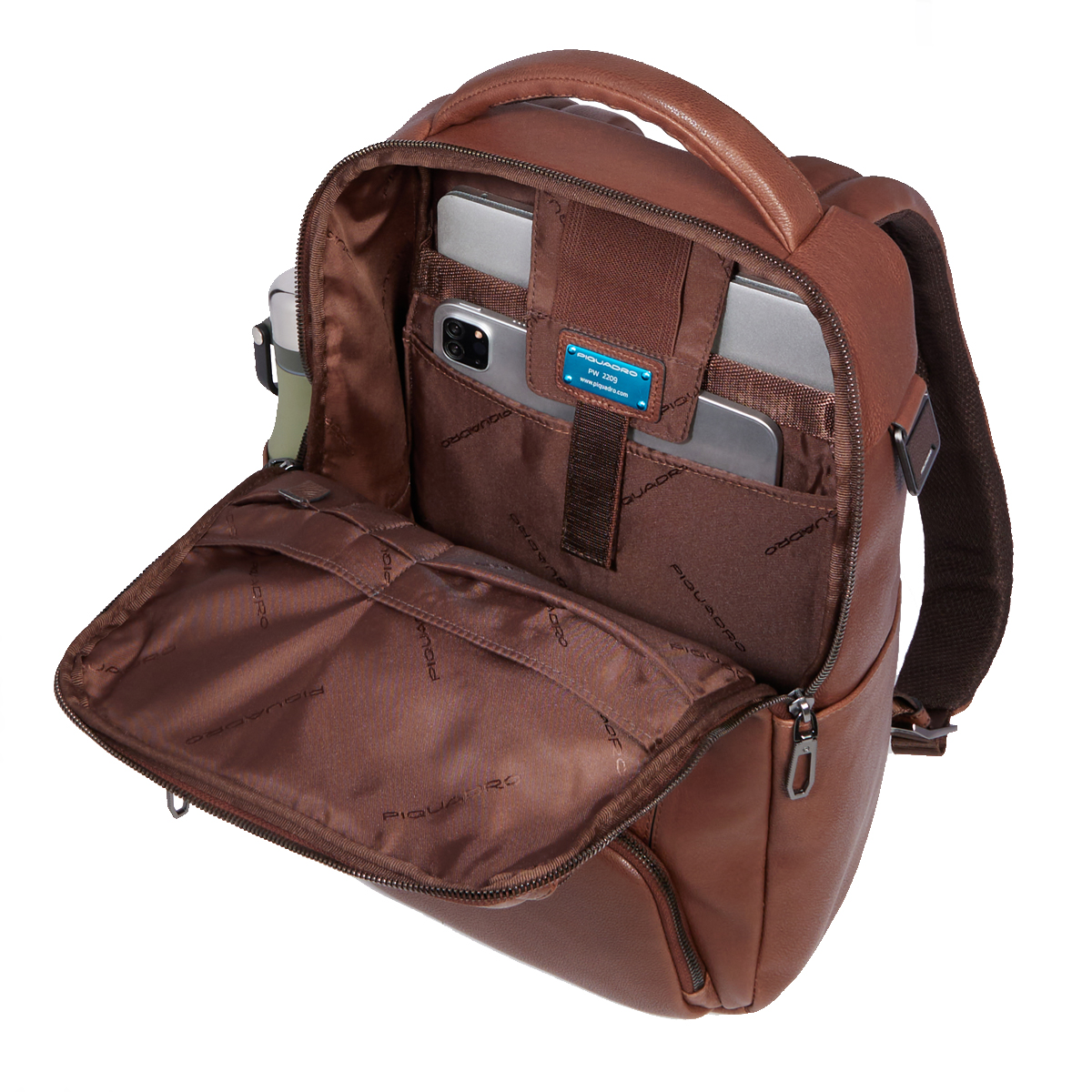Piquadro Zaino Cronus Porta PC 13" Marrone - 6 Piquadro Zaino Cronus Porta PC 13" Marrone - 6