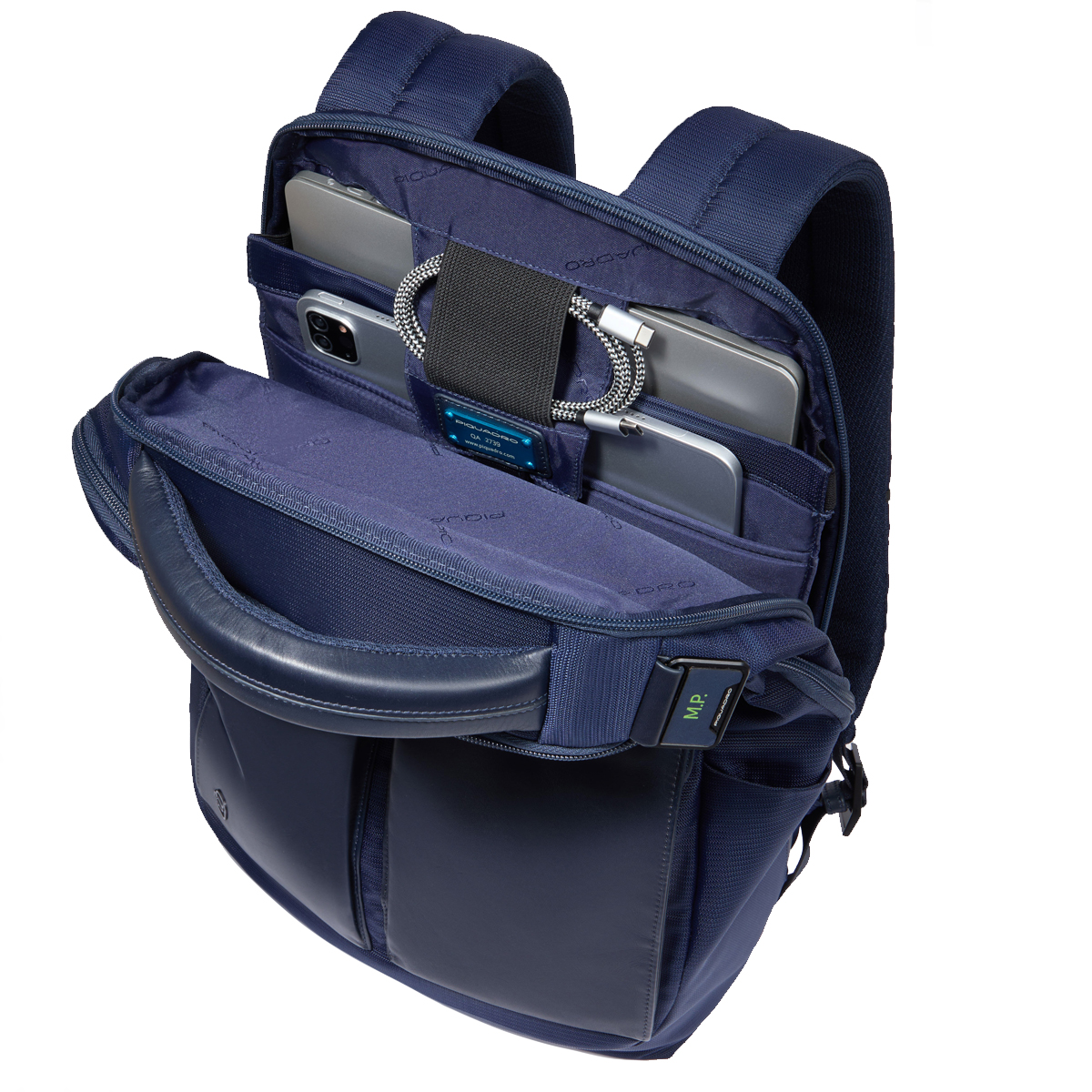 Piquadro Zaino Orion Porta PC 15.6" Blu - 5 Piquadro Zaino Orion Porta PC 15.6" Blu - 5