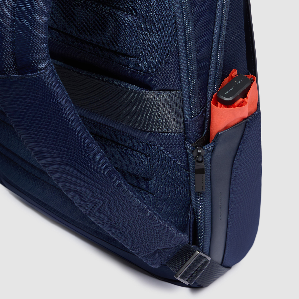 Piquadro Zaino Orion Porta PC 14" Blu - 4 Piquadro Zaino Orion Porta PC 14" Blu - 4