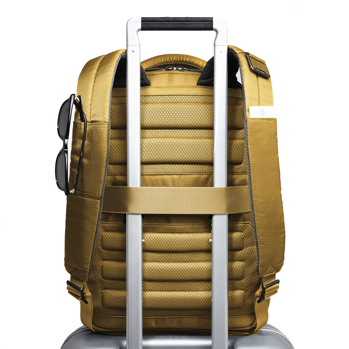 Piquadro Zaino Orion Porta PC 14" Giallo - 3 Piquadro Zaino Orion Porta PC 14" Giallo - 3
