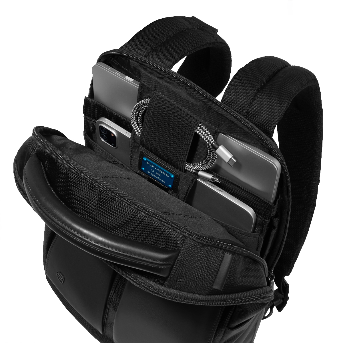 Piquadro Zaino Orion Porta PC 14" Nero - 5 Piquadro Zaino Orion Porta PC 14" Nero - 5