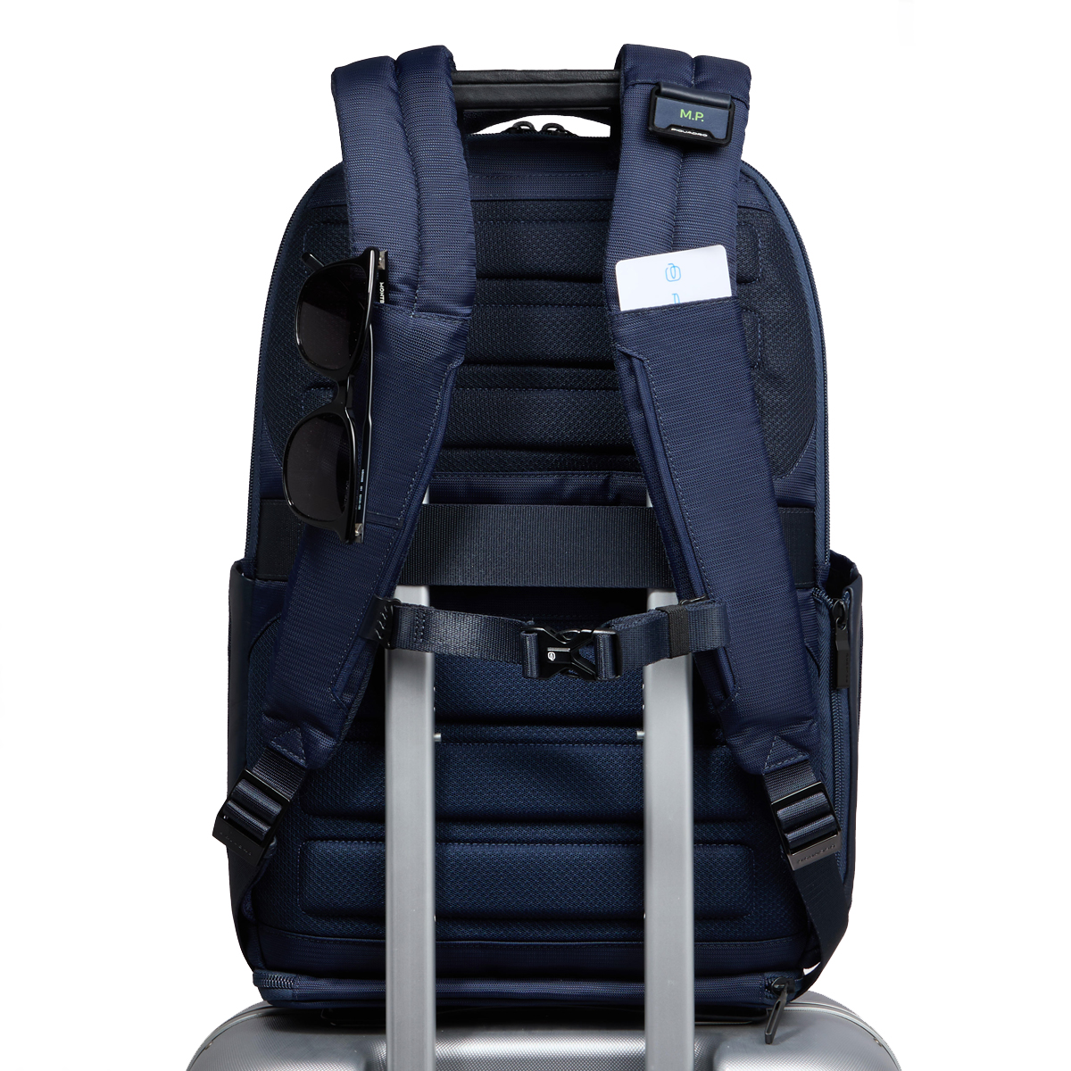 Piquadro Zaino Orion Porta PC 15.6" Blu - 4 Piquadro Zaino Orion Porta PC 15.6" Blu - 4