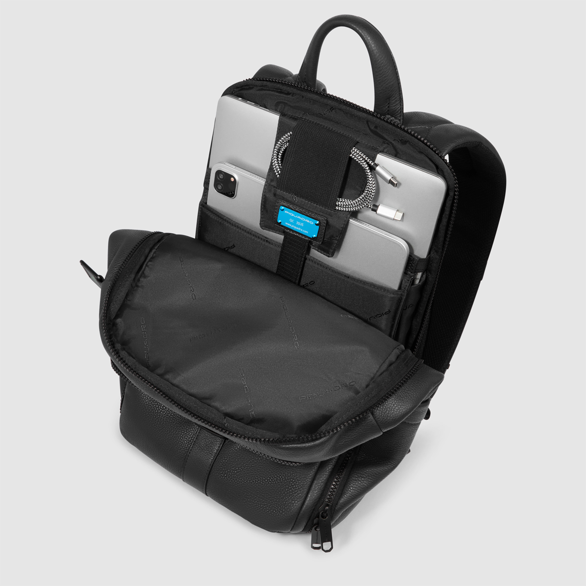 Piquadro Zaino Than Porta PC 14" Nero - 6 Piquadro Zaino Than Porta PC 14" Nero - 6