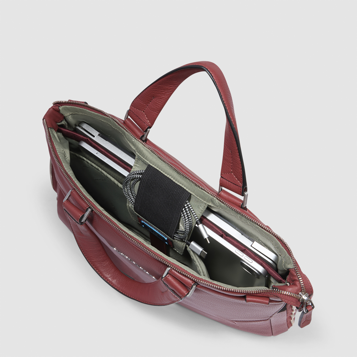 Piquadro Cartella Than Porta PC 14" Arancione - 5