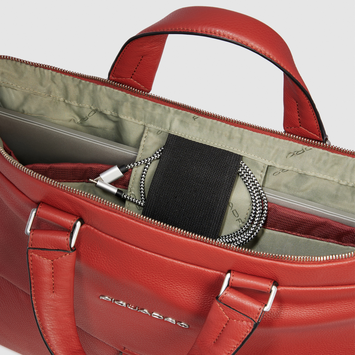Piquadro Cartella Than Porta PC 15.6" Arancione - 6