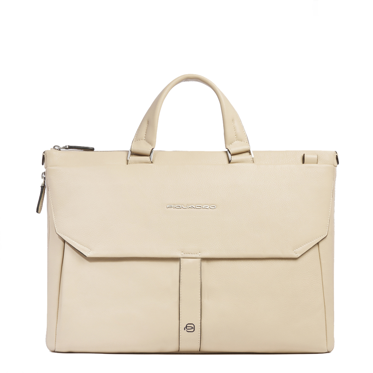 Piquadro Cartella Than Porta PC 15.6" Beige - 1 Piquadro Cartella Than Porta PC 15.6" Beige - 1