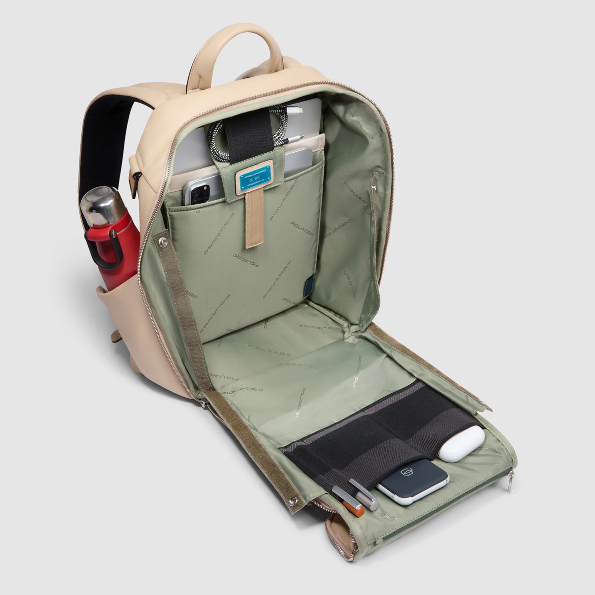 Piquadro Zaino Than Porta PC 13.3" Beige - 4 Piquadro Zaino Than Porta PC 13.3" Beige - 4