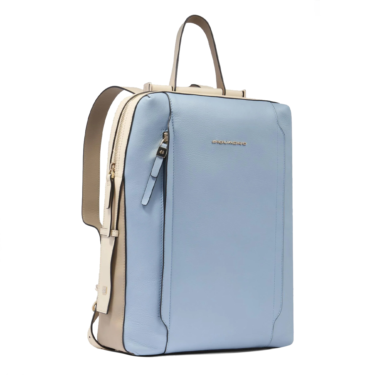 Piquadro Zaino Circle Porta PC 14" Azzurro Beige2 - 2 Piquadro Zaino Circle Porta PC 14" Azzurro Beige2 - 2