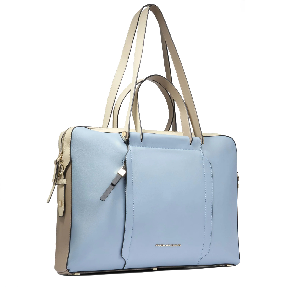 Piquadro Cartella Circle Porta PC 15.6" Azzurro Beige2 - 2 Piquadro Cartella Circle Porta PC 15.6" Azzurro Beige2 - 2